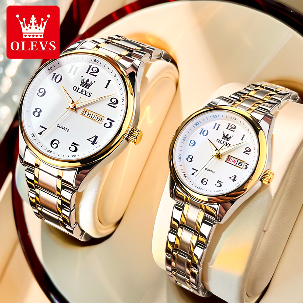 Luxury Watch Exchange - OLEVS Nuovo orologio da coppia alla