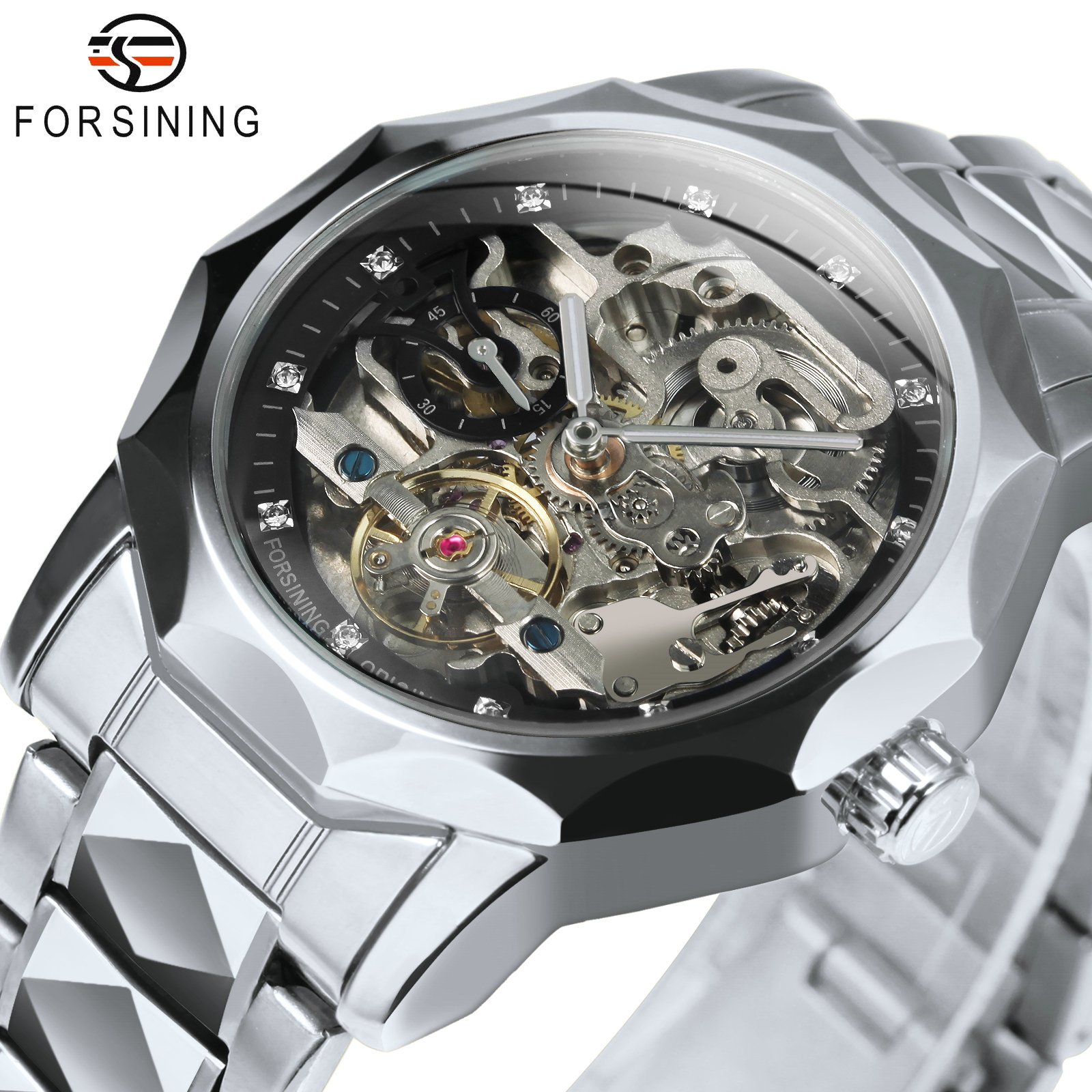 Tourbillon Movement Watch - Orologi da Uomo Forsining con Tourbillon,