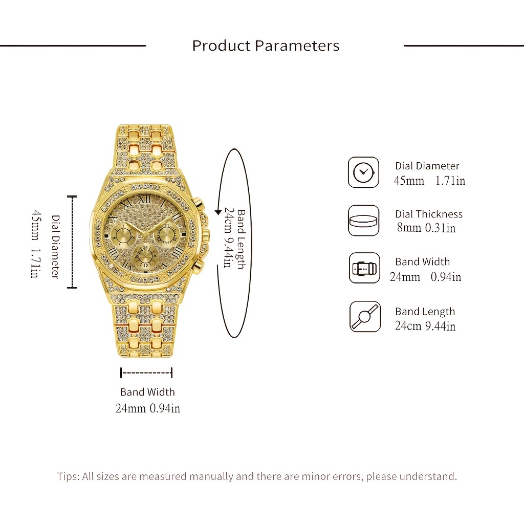 1 pezzo Orologio da Uomo Hip H - Luxury Watch Sale recensione e prezzo