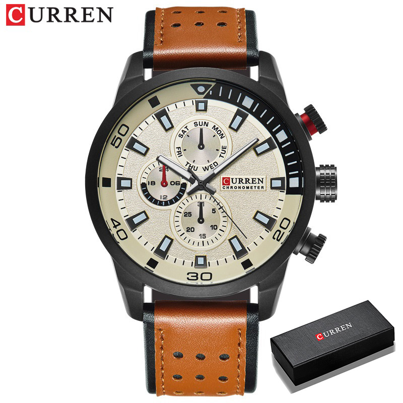 2017 CURREN Moda Orologio Da U - Luxury Watch Apple recensione e prezzo