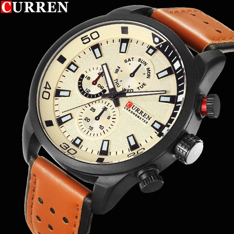 2017 CURREN Moda Orologio Da U - Luxury Watch Apple recensione e prezzo