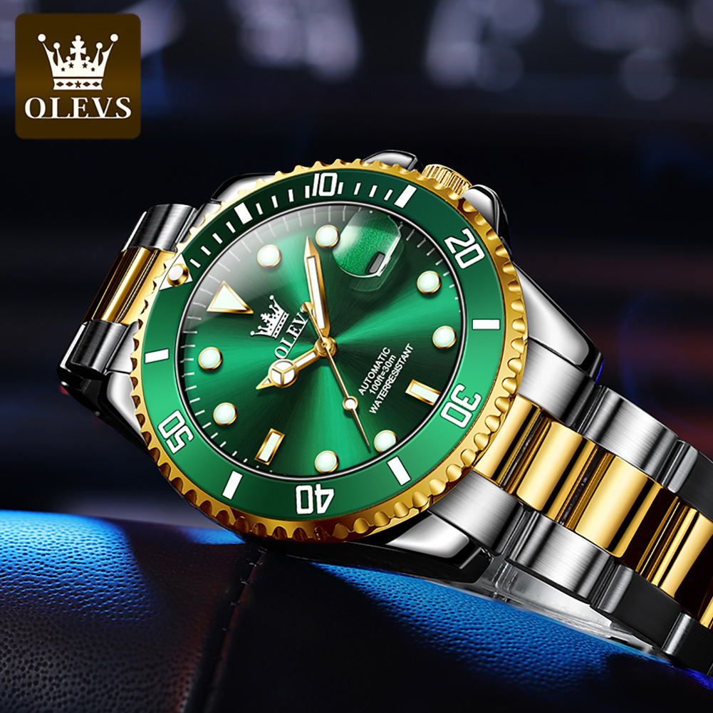 OLEVS 6650 Orologio meccanico  - Rolex Watch Submariner recensione e prezzo