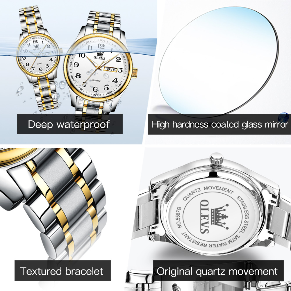 OLEVS Nuovo orologio da coppia - Luxury Watch Exchange recensione e prezzo
