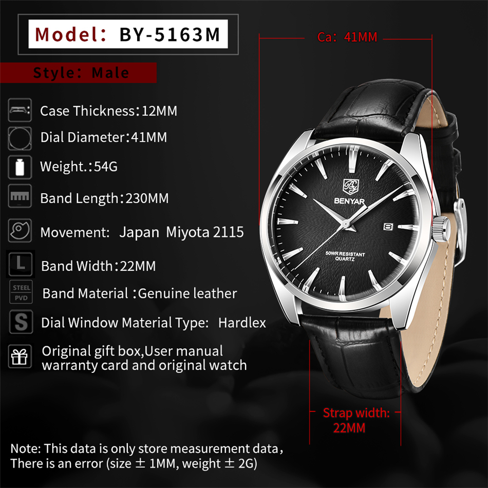 Benyar 5163 Orologi da polso m - Luxury Watch Magazine recensione e prezzo