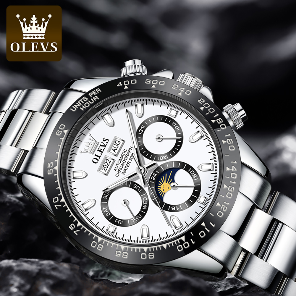 OLEVS 6654 Orologio da uomo di - Rolex Watch Submariner recensione e prezzo